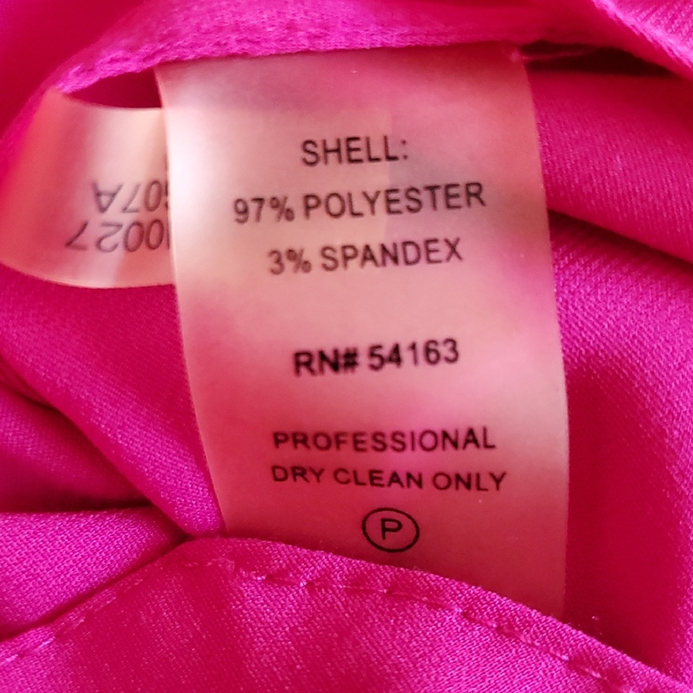 Calvin Klein Fuchsia Blouse with Tie Neck - Picture 9 of 10